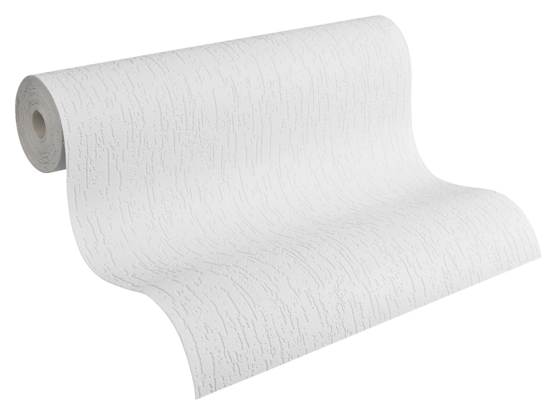 A.S.Creation Papiertapete weiß B/H/D: ca. 53x1005x10,4 cm Papiertapete - weiß (10,40/1005,00cm) - A.S.Creation