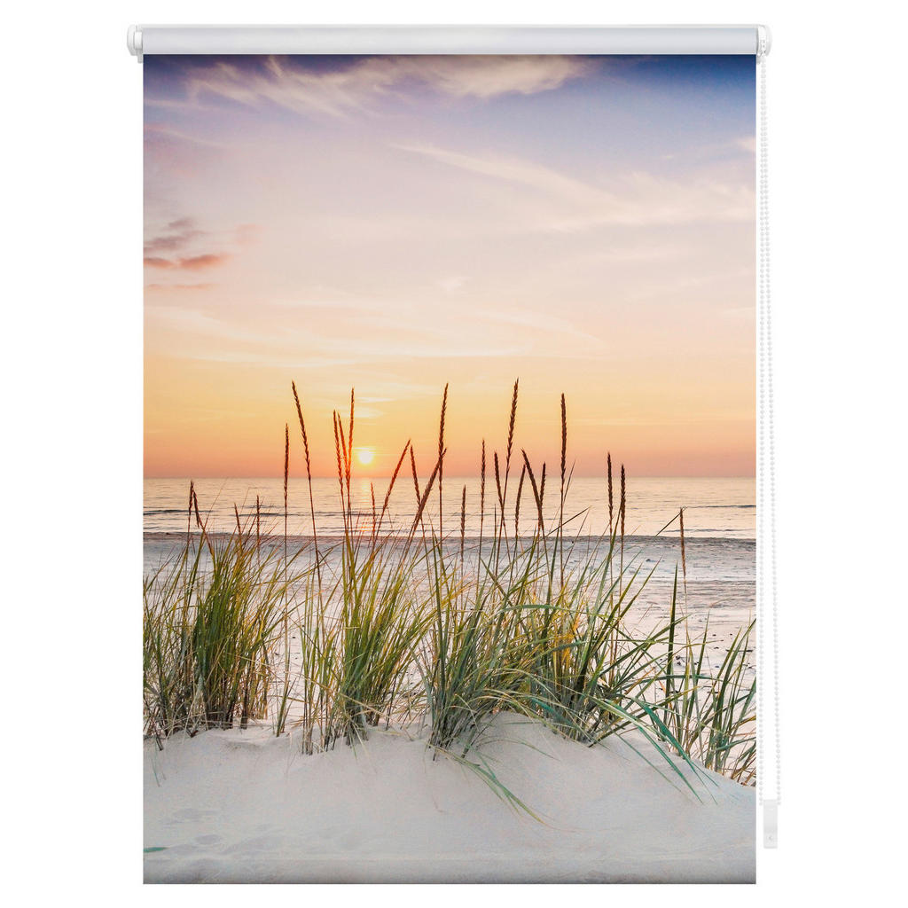 Thumbnail - LICHTBLICK Rollo Nordseestrand weiß B/L: ca. 45x150 cm