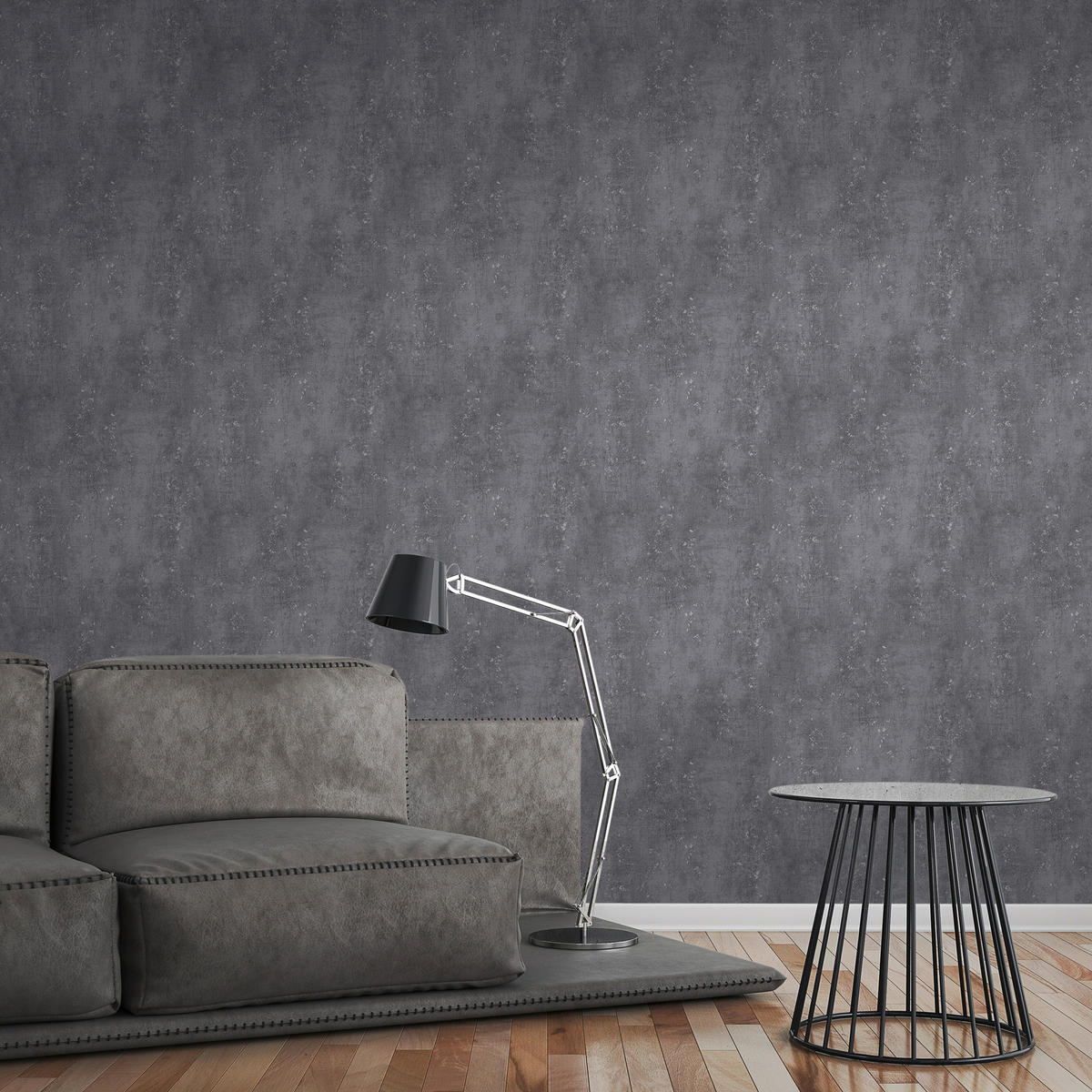 A.S.Creation Vliestapete anthrazit B/H/D: ca. 53x1005x8 cm Vliestapete - anthrazit (8,00/1005,00cm) - A.S.Creation