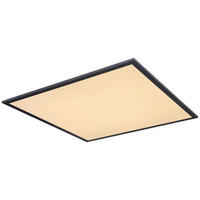 GLOBO Deckenleuchte 416040D2 schwarz Opal Aluminium B/H/L: ca. 45x5x45 cm Suzaku - schwarz/Opal (45,00/45,00/5,00cm) - GLOBO