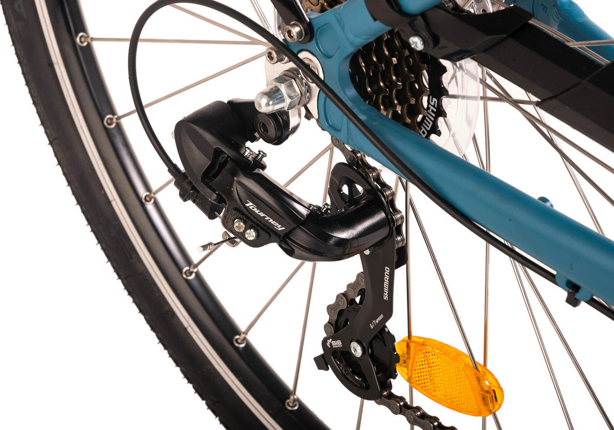 Hollandia City E-Bike Optima Basic KS189E 28 Zoll Rahmenhöhe 44 cm 7 Gänge türkis türkis ca. 250 W ca. 36 V ca. 28 Zoll Optima Basic - türkis - Hollandia