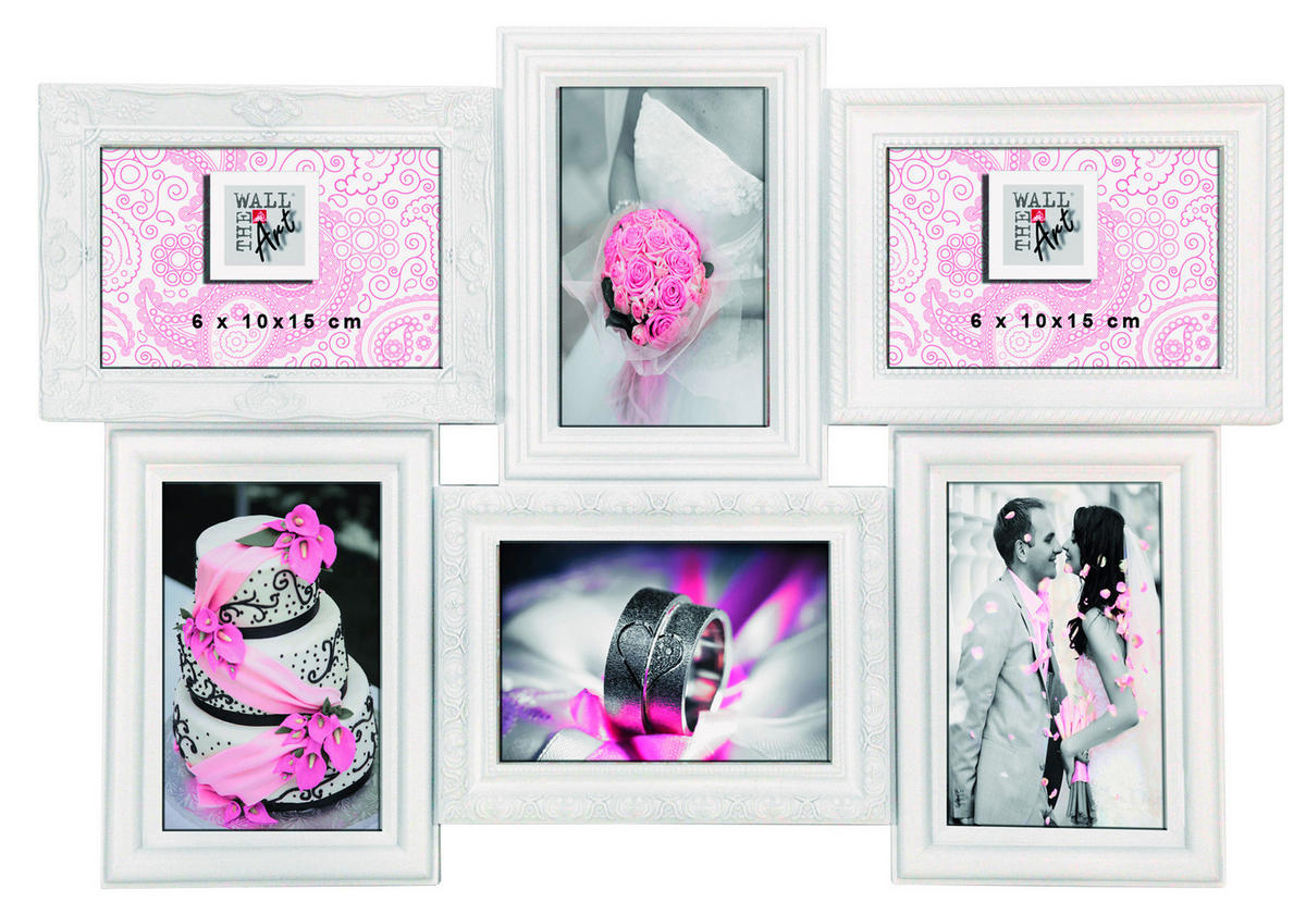 The Wall Galerierahmen weiß B/H/L: ca. 40x3x45 cm Multirahmen_Classic - weiß (45,00/40,00/3,00cm) - The Wall
