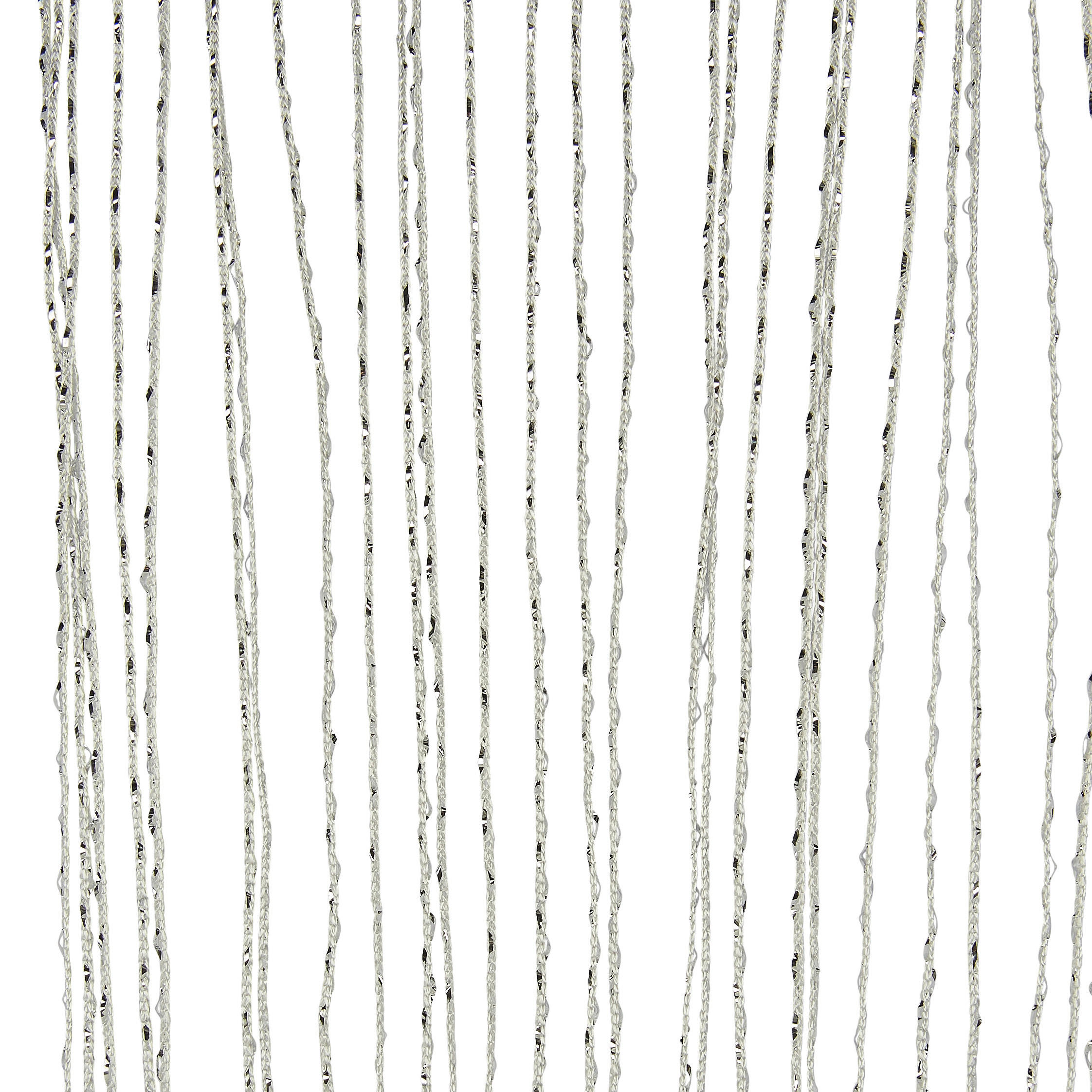 Thumbnail - ACUS design collection Fadenvorhang Lurex weiß B/L: ca. 90x245 cm