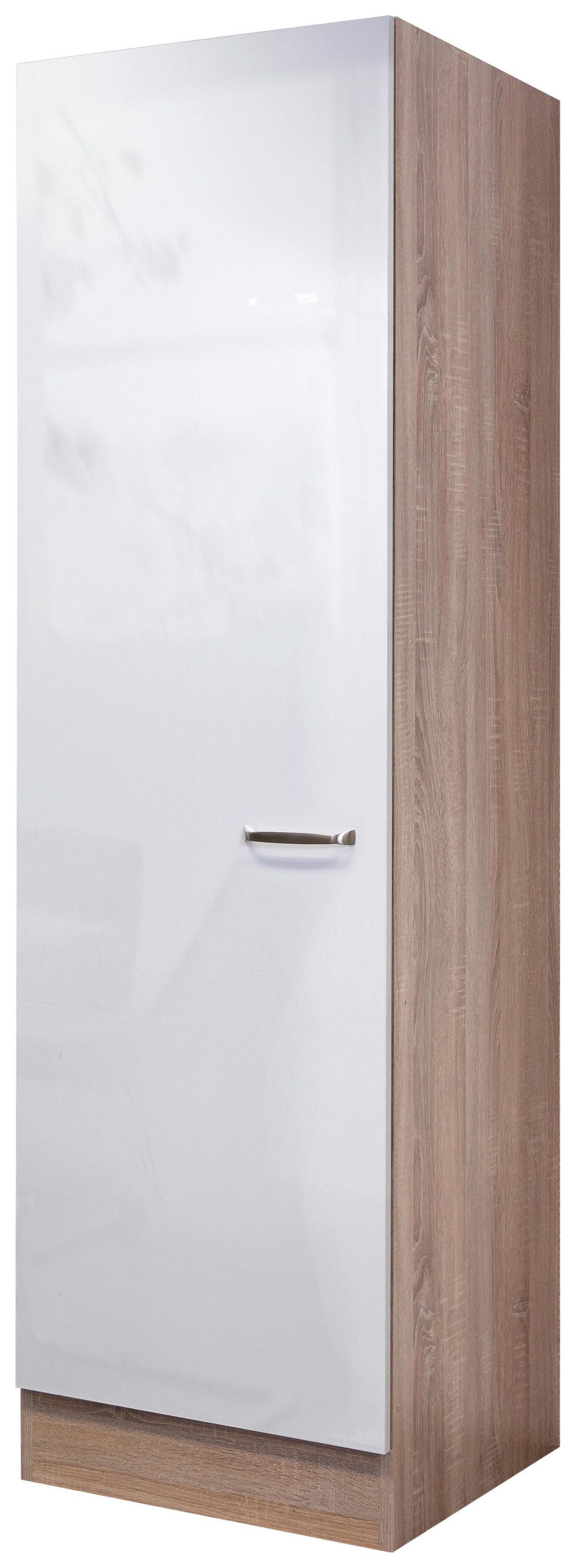 Unterschrank Valero weiß Hochglanz B/H/T: ca. 50x200x57 cm Valero - Eiche/weiß (50,00/200,00/57,00cm) - Flex-Well