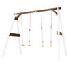 AXI Schaukel 4in1 SportsFun weiß B/H/L: ca. 254x207x160 cm SportsFun - braun/weiß (160,00/254,00/207,00cm) - AXI