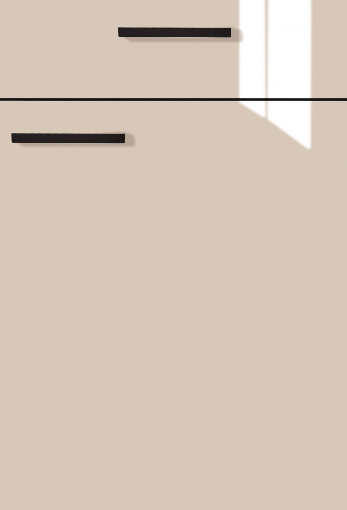 pino Winkelküche PN215 Magnolienweiß Hochglanz B/H/T: ca. 275x220x175 cm PN215 - Eiche/schwarz (275,00/220,00/175,00cm) - pino