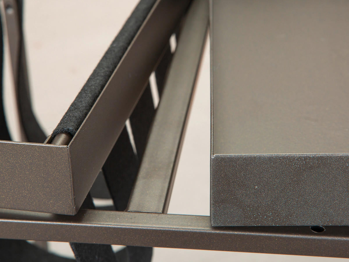 Zeitungsständer Club NY Metall B/H/T: ca. 35x40x35 cm Club NY - anthrazit (35,00/40,00/35,00cm) - Inter Link