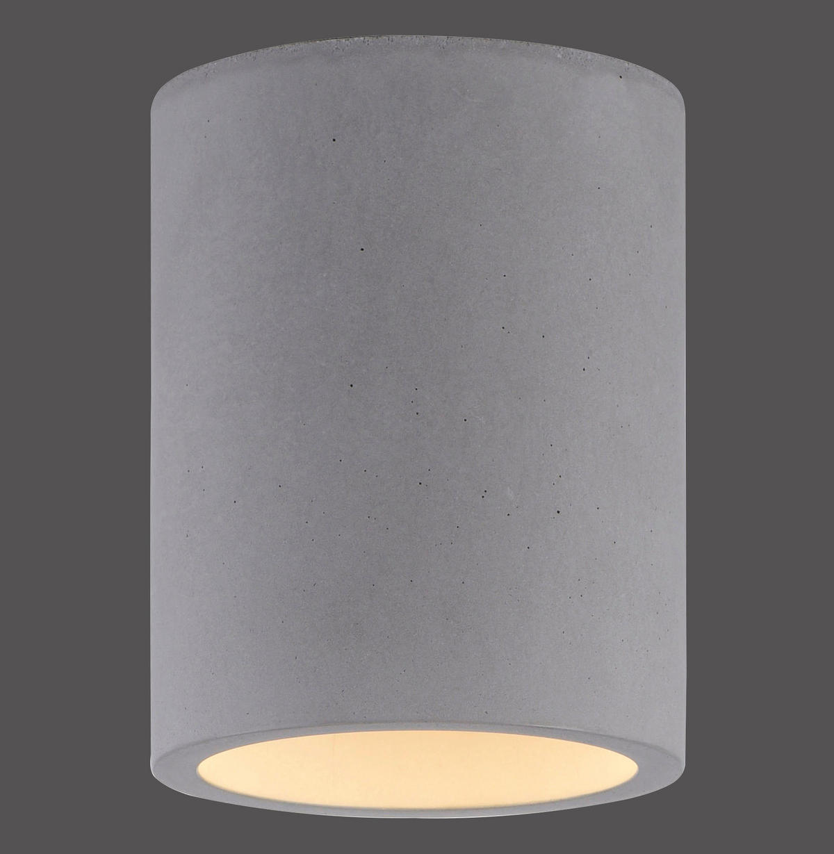 Paul Neuhaus Deckenleuchte ETON 6160-22 grau Eisen Beton B/H/D: ca. 11x14x11 cm GU10 1 Brennstellen ETON - grau (11,00/14,00cm) - Paul Neuhaus