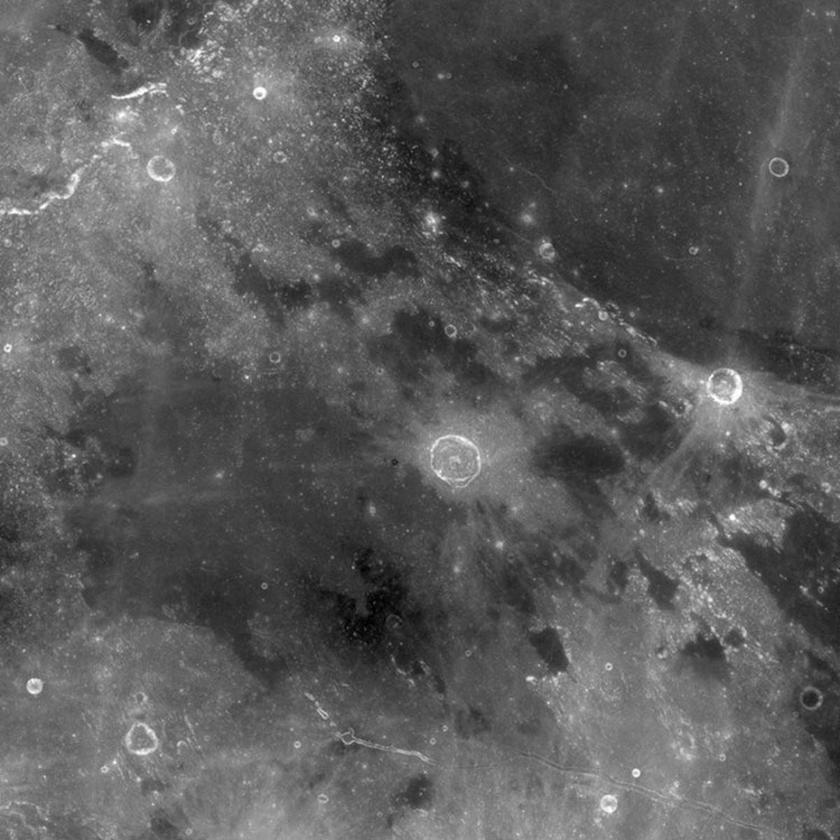 Komar Fototapete Moon D: ca. 125 cm Moon - (125,00cm) - Komar