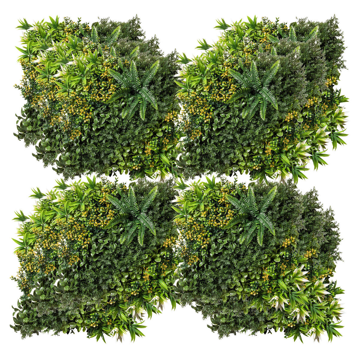Outsunny Künstliche Hecke Künstliche_Hecke - grün (50,00/50,00/7,00cm) - Outsunny