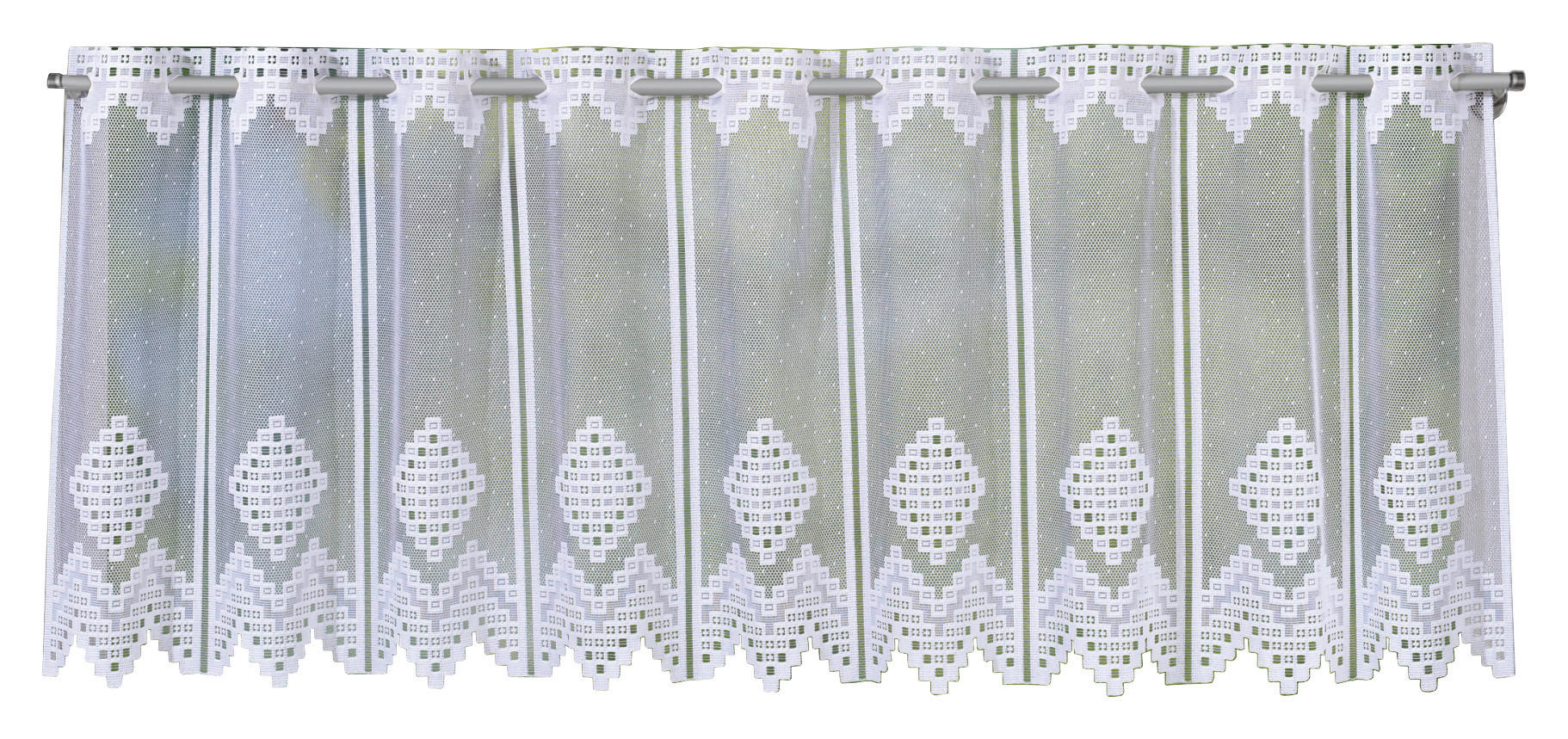 Thumbnail - POCOline Scheibengardine Liebitz weiß B/L: ca. 140x45 cm