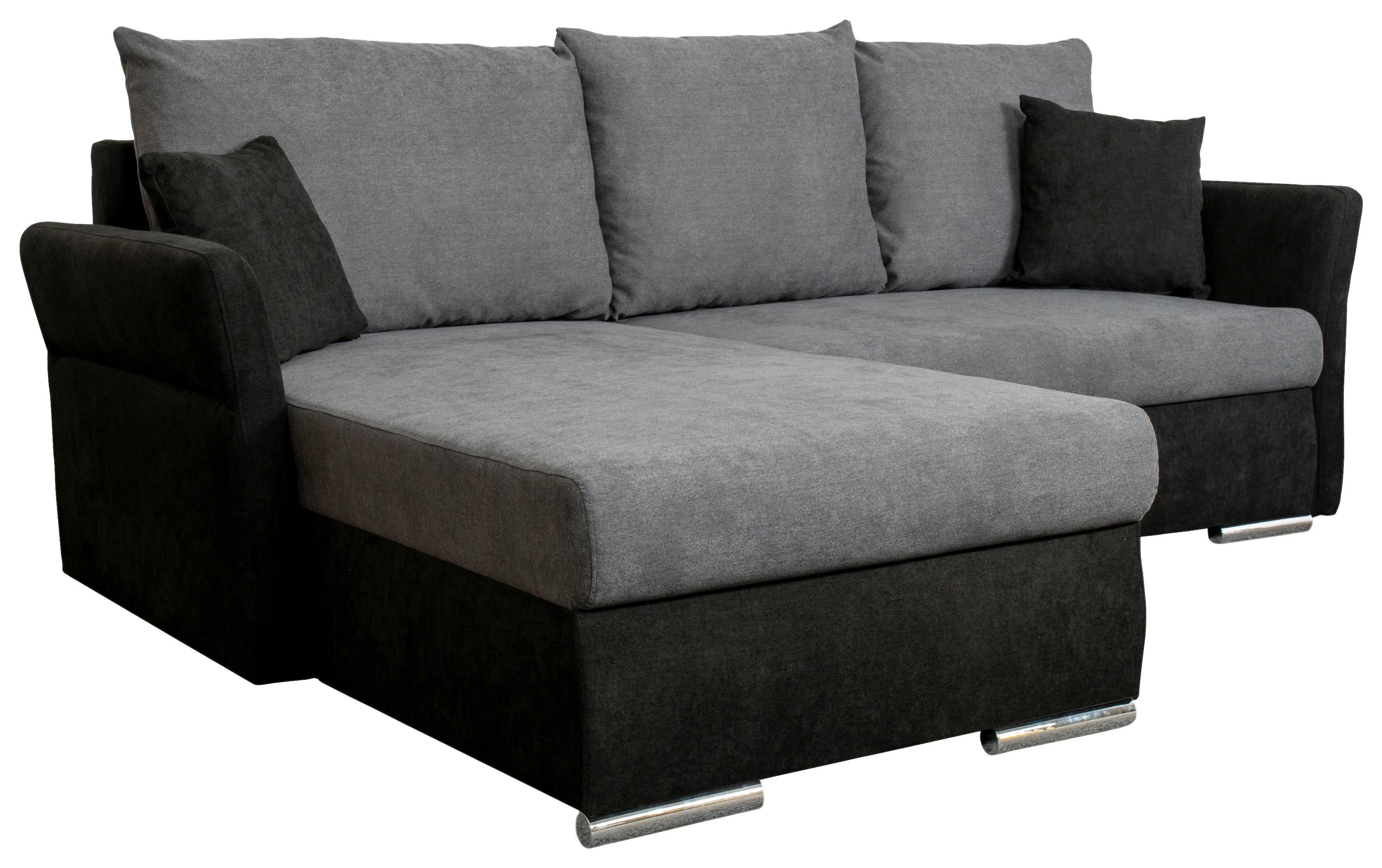 Funktionsecke Marseille schwarz grau B/T: ca. 218x168 cm Marseille - schwarz/grau (218,00/168,00cm)