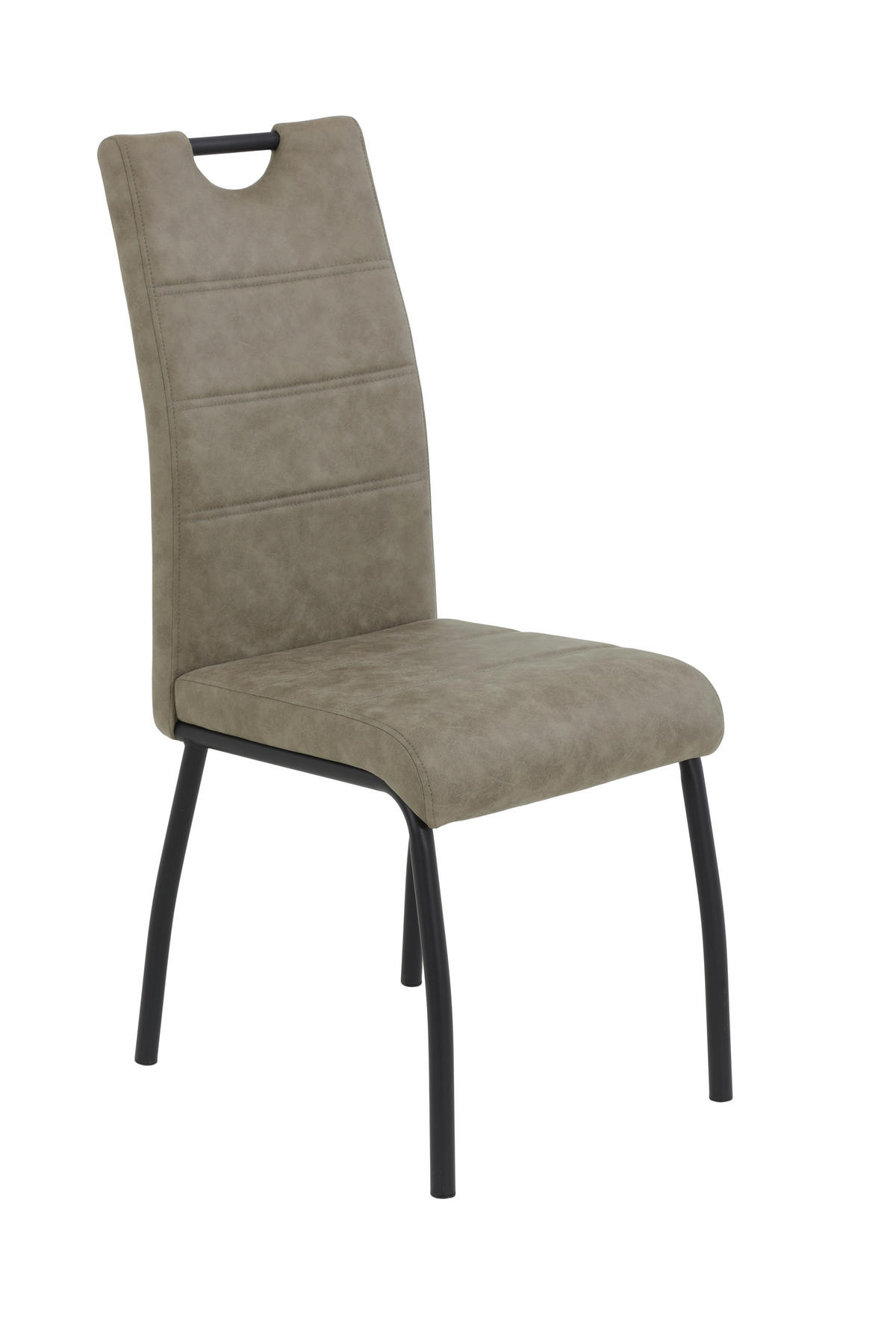 Stuhl Petra schlamm Microfaser B/H/T: ca. 43x99x61 cm Petra - schlamm (43,00/99,00/61,00cm)