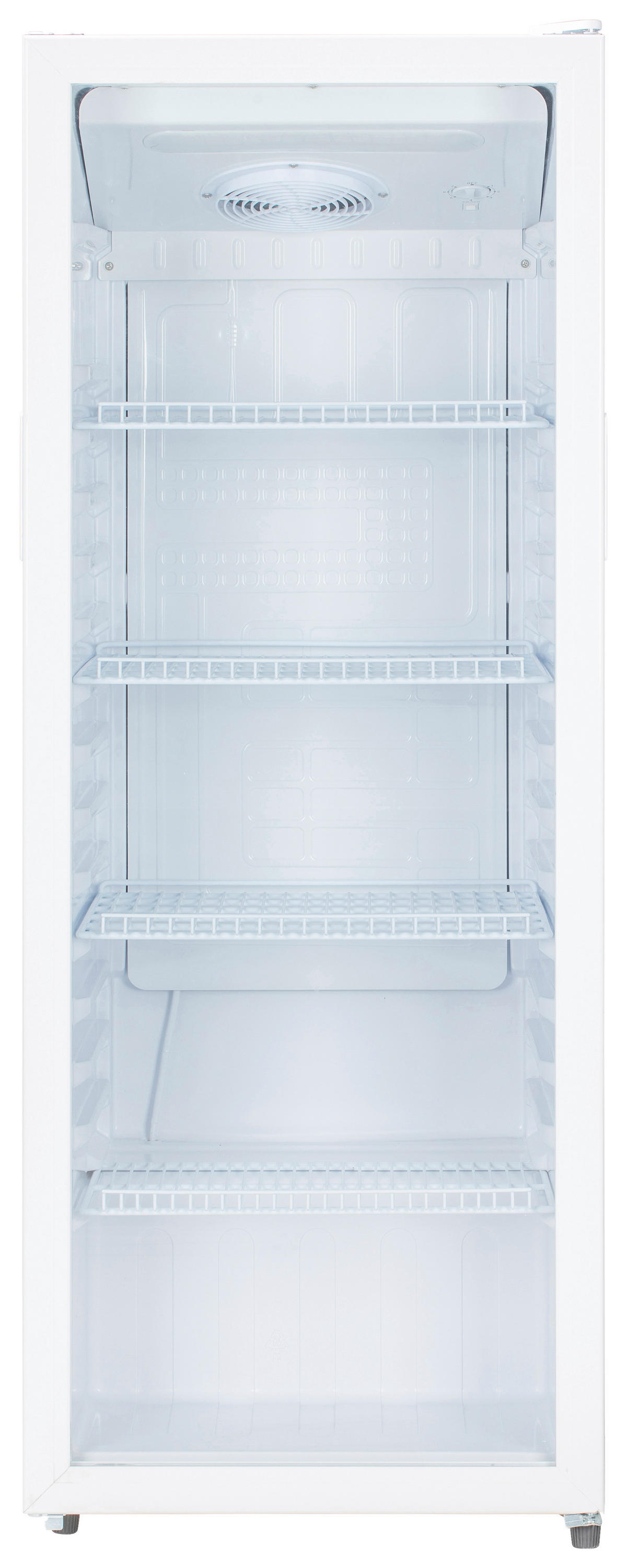 POCOline Glastürkühlschrank GTK144-235 DW weiß B/H/T: ca. 54x144x55 cm Glastürkühlschrank GTK144-235 DW - weiß (54,00/144,00/55,00cm) - POCOline