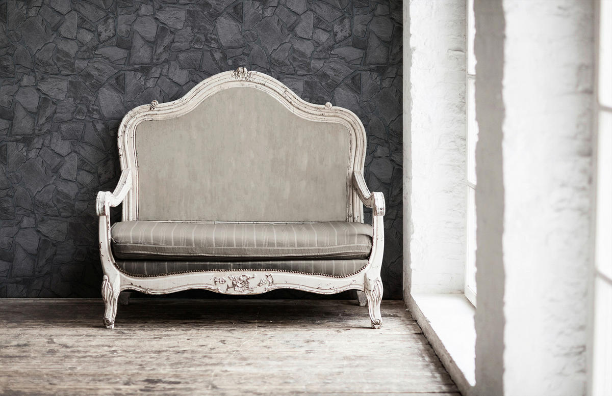 A.S.Creation Vliestapete grau anthrazit B/H/D: ca. 53x1005x8,3 cm Vliestapete - anthrazit/grau (8,30/1005,00cm) - A.S.Creation