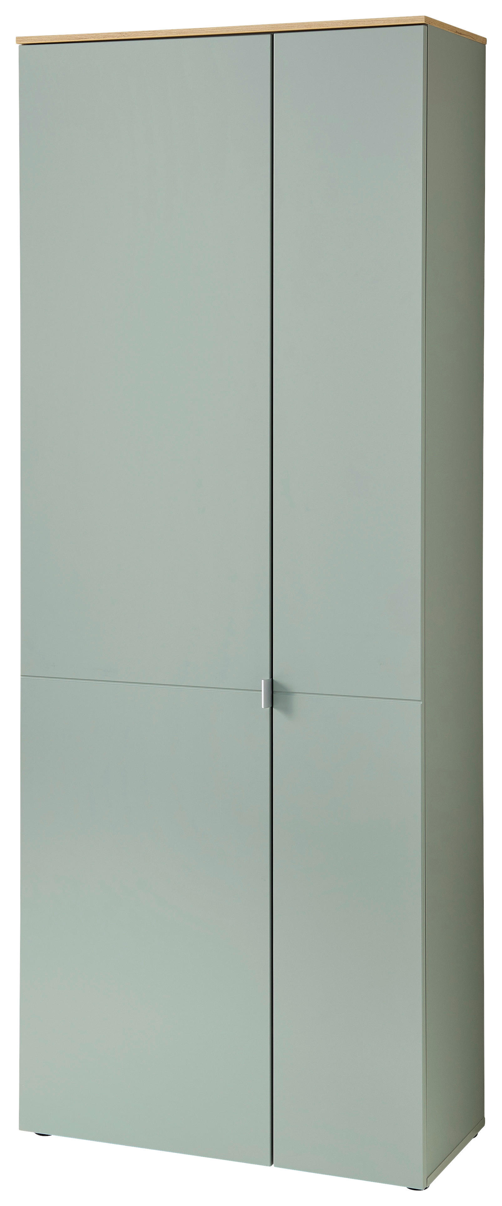 Garderobenschrank Bari salbei Eiche Artisan Nachbildung B/H/T: ca. 78x202x38 cm Bari - Eiche/salbei (78,00/202,00/38,00cm)