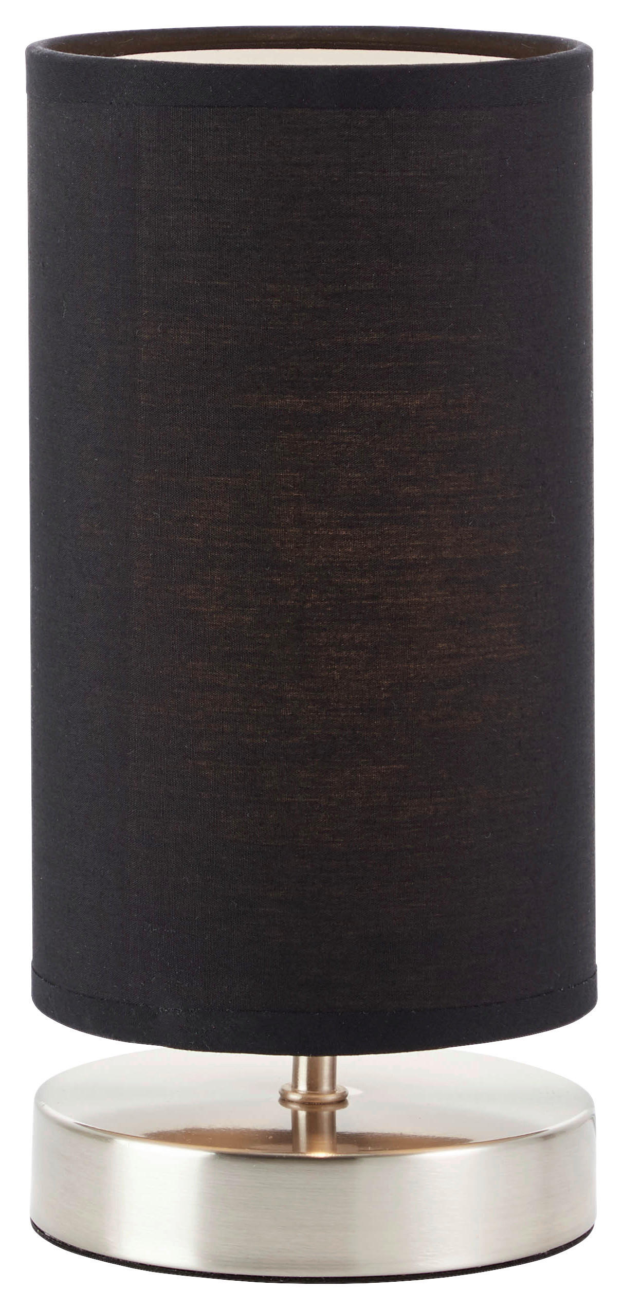 Brilliant Tischleuchte 13247/06 schwarz nickel ▷ cm 1 online kaufen matt Stoff H/D: 25,5x12 bei POCO Metall Brennstellen E14 ca