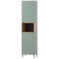 Hochschrank Smilla Pistazie Eiche Landhaus Nachbildung B/H/T: ca. 40,2x175,5x31,9 cm Smilla - Eiche/Pistazie (40,20/175,50/31,90cm) - Möbelpartner