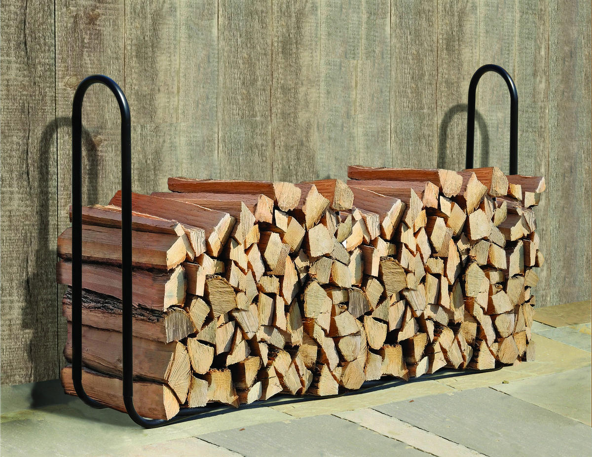 ShelterLogic Kaminholzregal schwarz B: ca. 244 cm ca. 9 kg Kaminholzregal - schwarz (244,00cm) - ShelterLogic