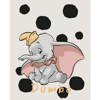 Komar Poster Dumbo Dots Disney B/L: ca. 40x50 cm Dumbo Dots - (40,00/50,00cm) - Komar