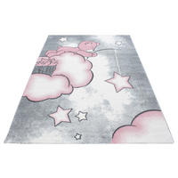 Ayyildiz Teppich KIDS pink B/L: ca. 80x150 cm KIDS - pink (80,00/150,00cm) - Ayyildiz