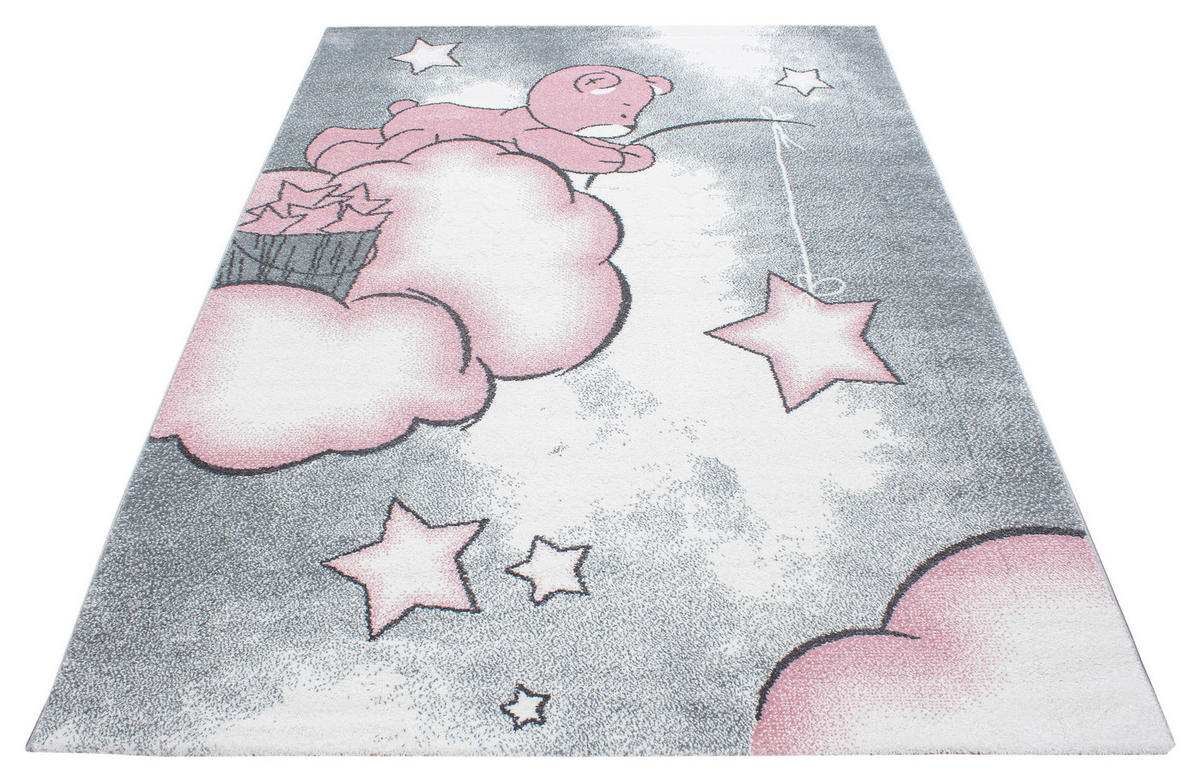 Ayyildiz Teppich KIDS pink B/L: ca. 80x150 cm KIDS - pink (80,00/150,00cm) - Ayyildiz