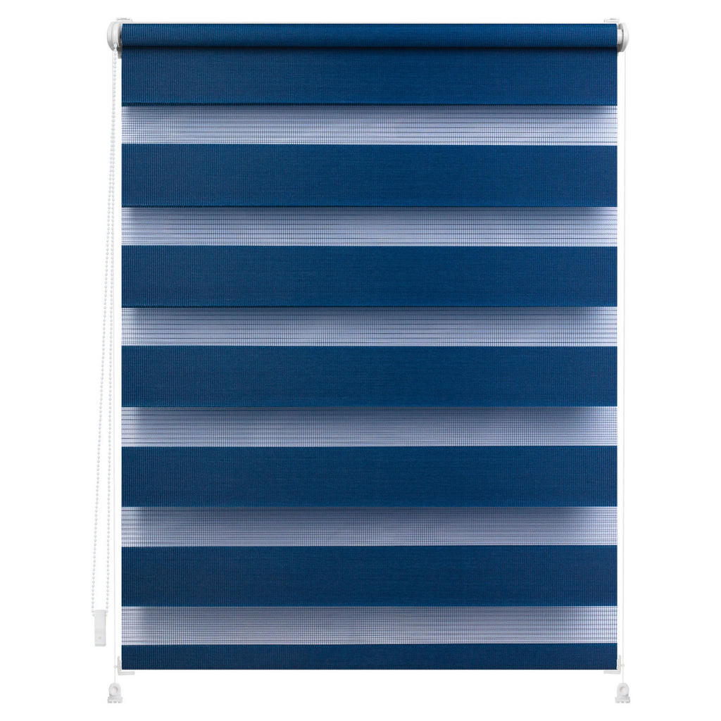 Thumbnail - Doppelrollo Duo blau B/L: ca. 90x150 cm