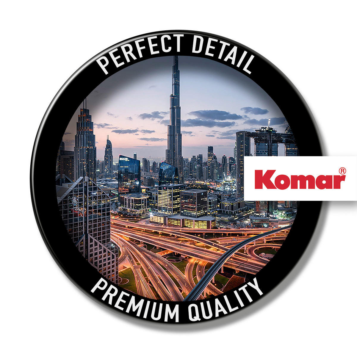 Komar Fototapete Lights of Dubai B/L: ca. 450x280 cm Lights of Dubai - (450,00/280,00cm) - Komar