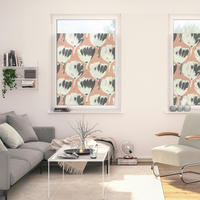 LICHTBLICK Fensterfolie Jumbo Flowers Flowers Jumbo Flowers rot B/L: ca. 100x180 cm Jumbo Flowers - rot (100,00/180,00cm) - LICHTBLICK