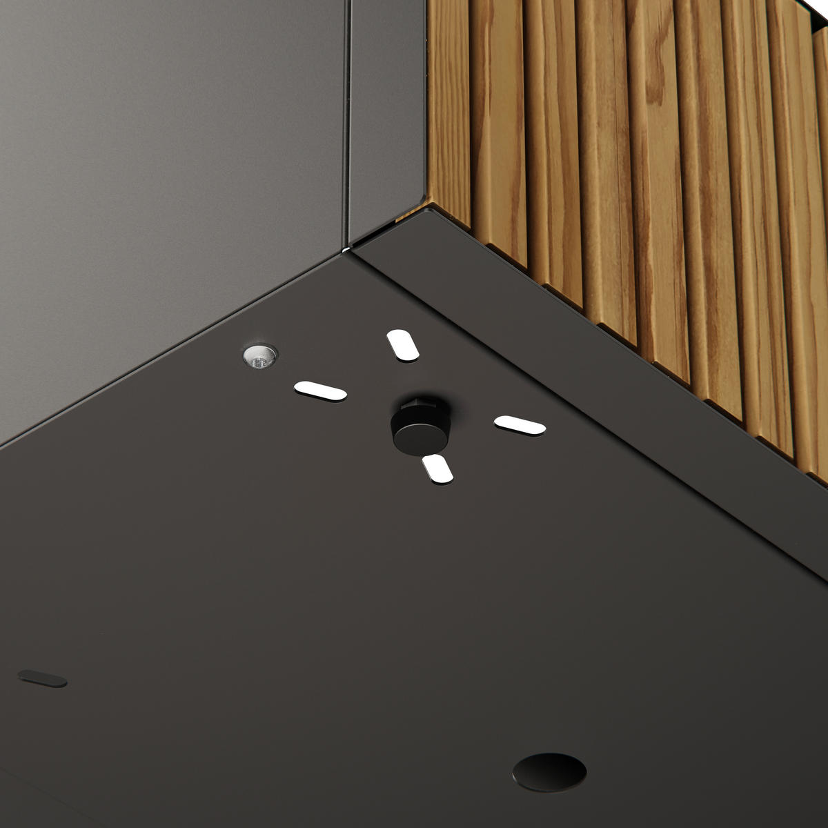 Herstera Garden Pflanzkübel Deco Planter schwarz Metall B/H/L: ca. 100x50x50 cm Deco Planter - schwarz (50,00/100,00/50,00cm) - Herstera Garden