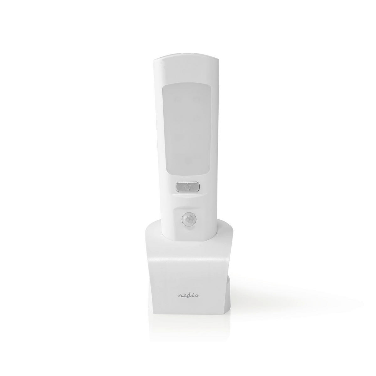 Nedis Orientierungslicht weiß Polycarbonat B/H/L: ca. 6x17x9 cm LED-Orientierungslicht - weiß (9,00/6,00/17,00cm) - Nedis