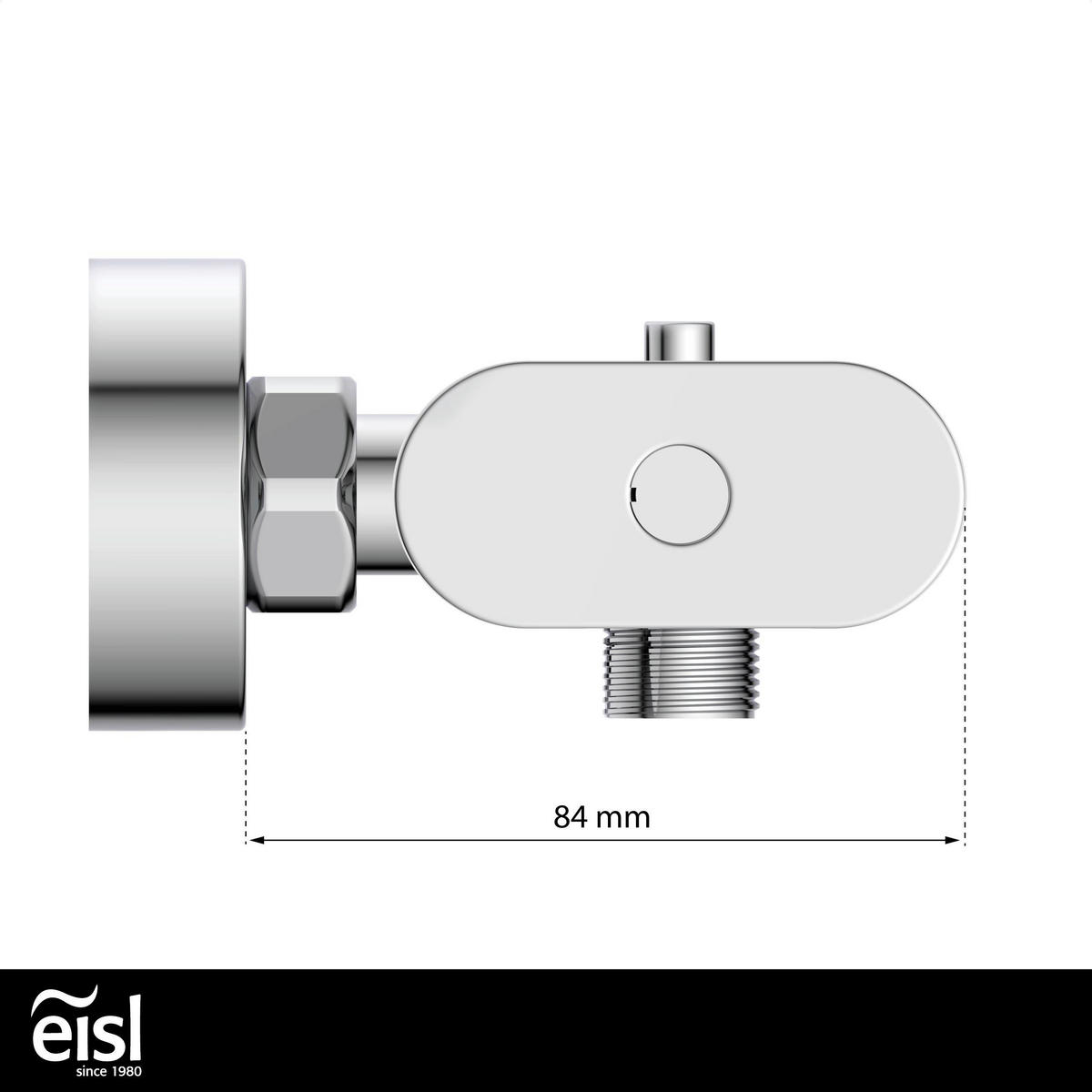 Thermostat Duscharmatur CARNEO Carneo Chrom CARNEO - Chrom (30,10/9,40/10,60cm) - Eisl