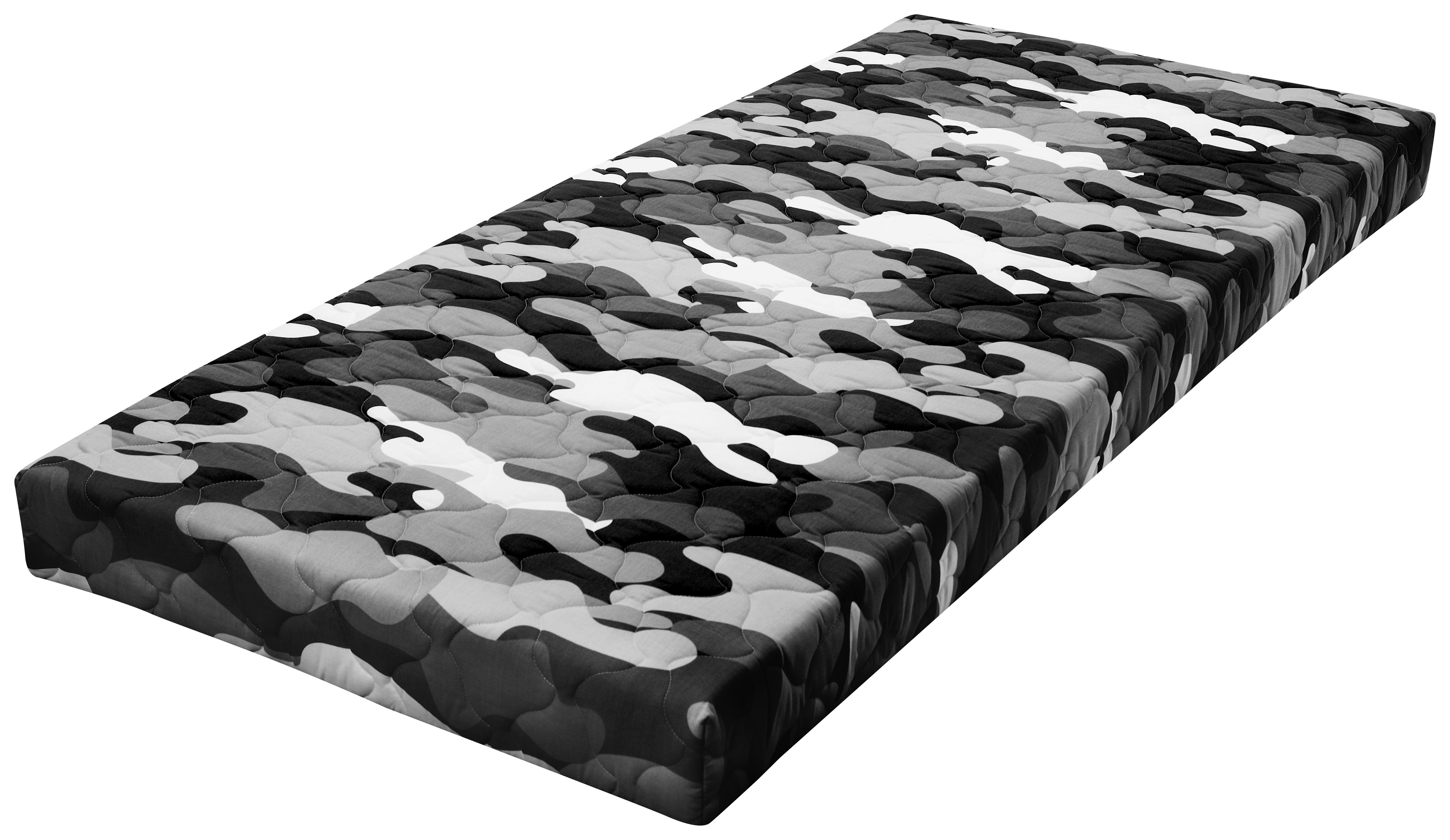 Bonellfederkernmatratze Military schwarz Liegefläche B/L: ca. 90x200 cm Military - schwarz/multicolor (90,00/14,00/200,00cm)