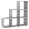 Stufenregal Max Step Beton Optik B/H/T: ca. 106x107x33 cm Max Step - Beton (106,00/107,00/33,00cm)