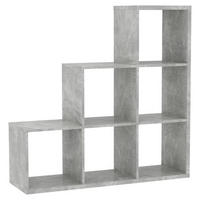 Stufenregal Max Step Beton Optik B/H/T: ca. 106x107x33 cm Max Step - Beton (106,00/107,00/33,00cm)