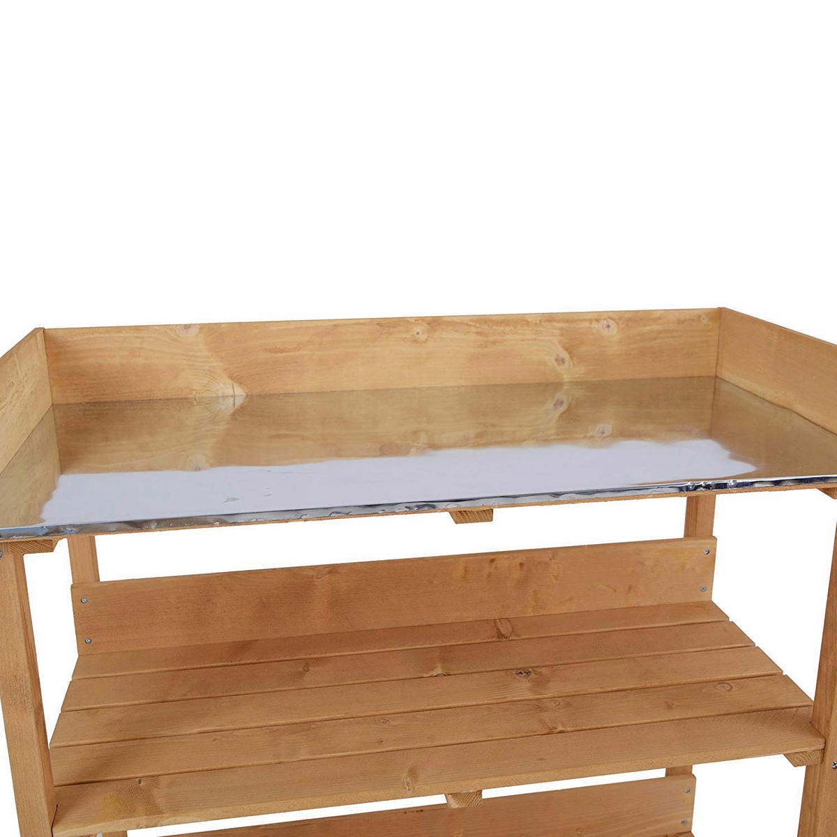 Outsunny Gärtnertisch Gärtnertisch - natur (76,00/37,00/89,00cm) - Outsunny