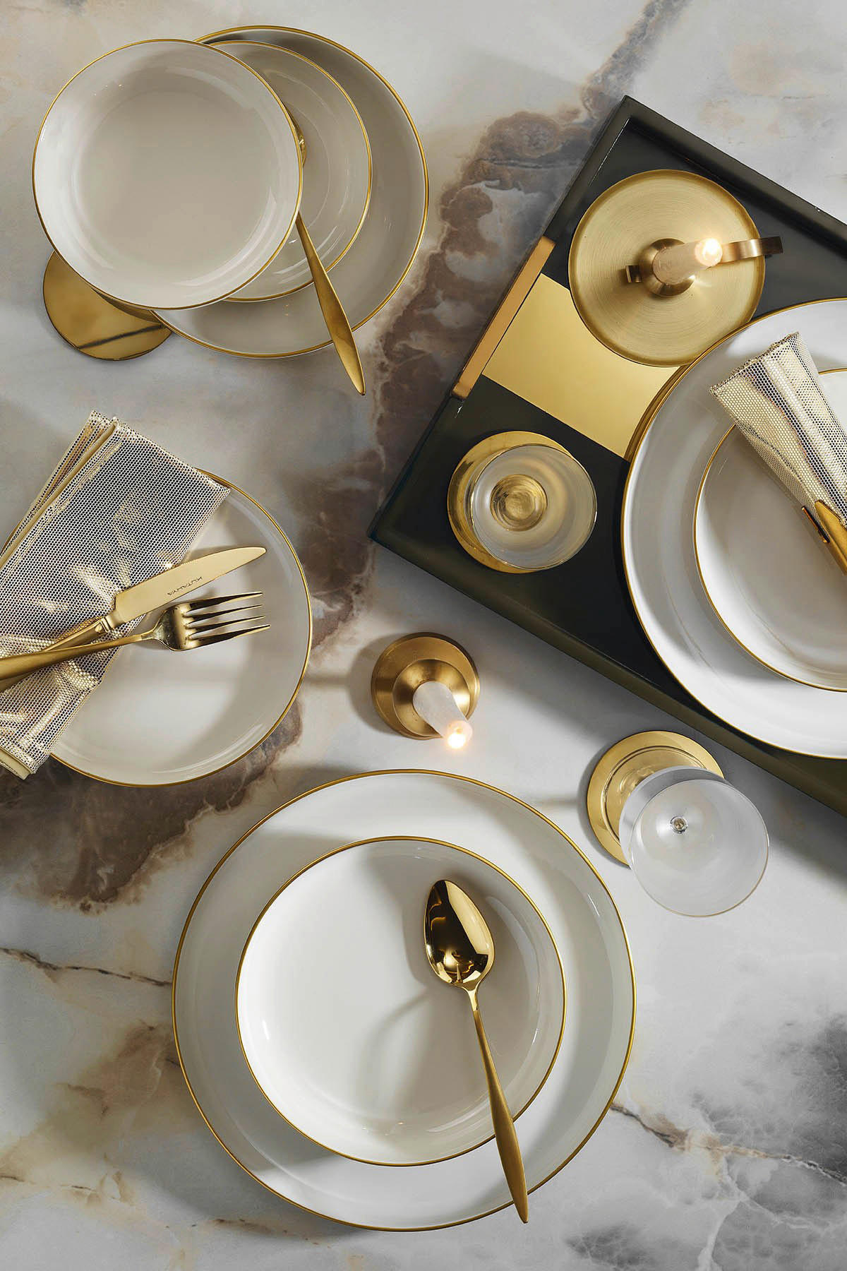 HermiaConcept Tafelservice Kaka multicolor Porzellan 16 tlg. Kaka - multicolor - HermiaConcept