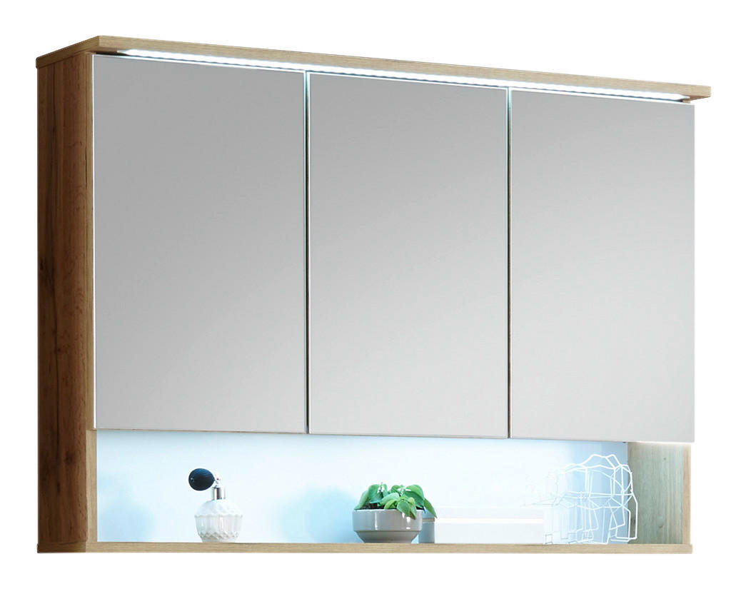 Spiegelschrank Best Wildeiche Nachbildung B/H/T: ca. 99x70x23 cm