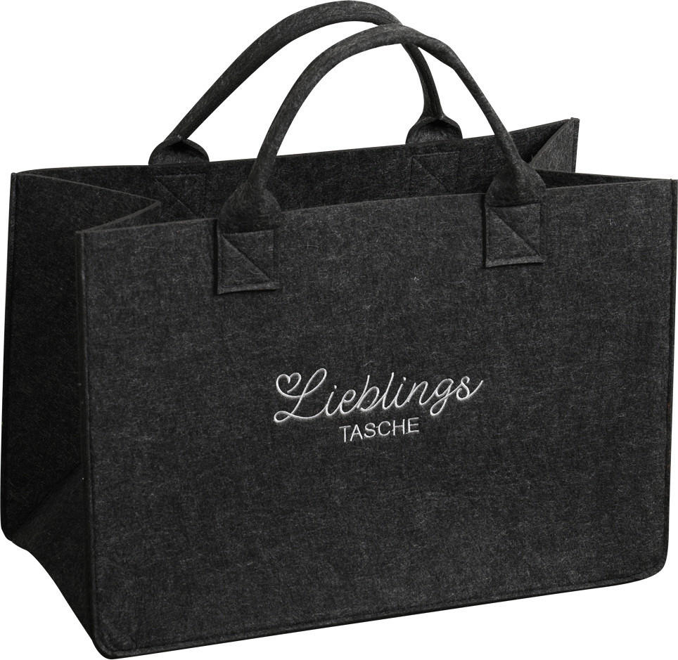 Kesper Tasche Filz grau Polyester B/H/L: ca. 25x34x50 cm Tasche_Filz - grau (50,00/25,00/34,00cm) - Kesper