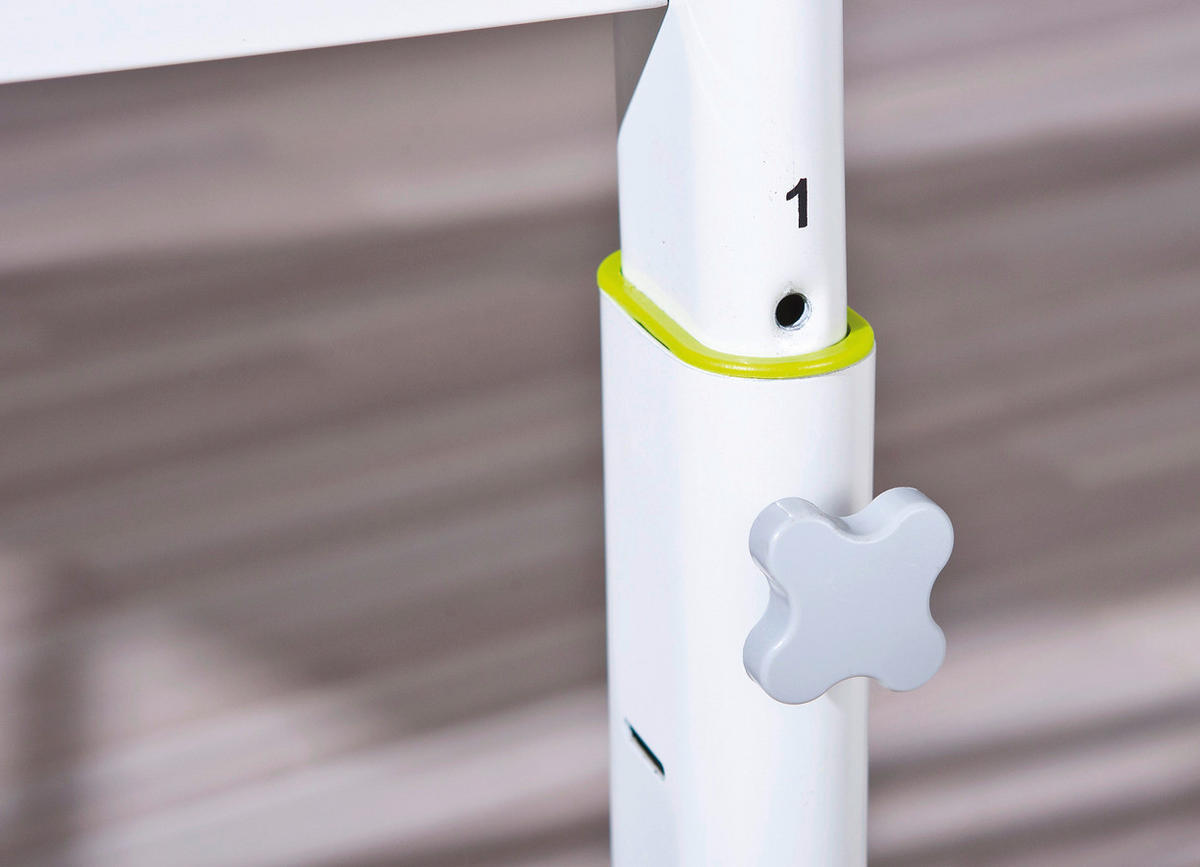 Schreibtisch 2Colorido weiß pink grün B/H/L: ca. 70,5x69,5x101 cm 2Colorido - pink/weiß (101,00/70,50/69,50cm) - Inter Link