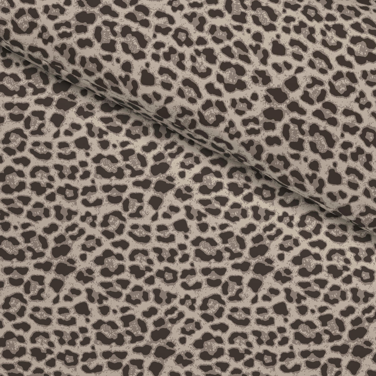 Baumwoll Bettwäsche Renforce Bettwäsche_Renforce_Leo - braun/beige (135,00/200,00cm)