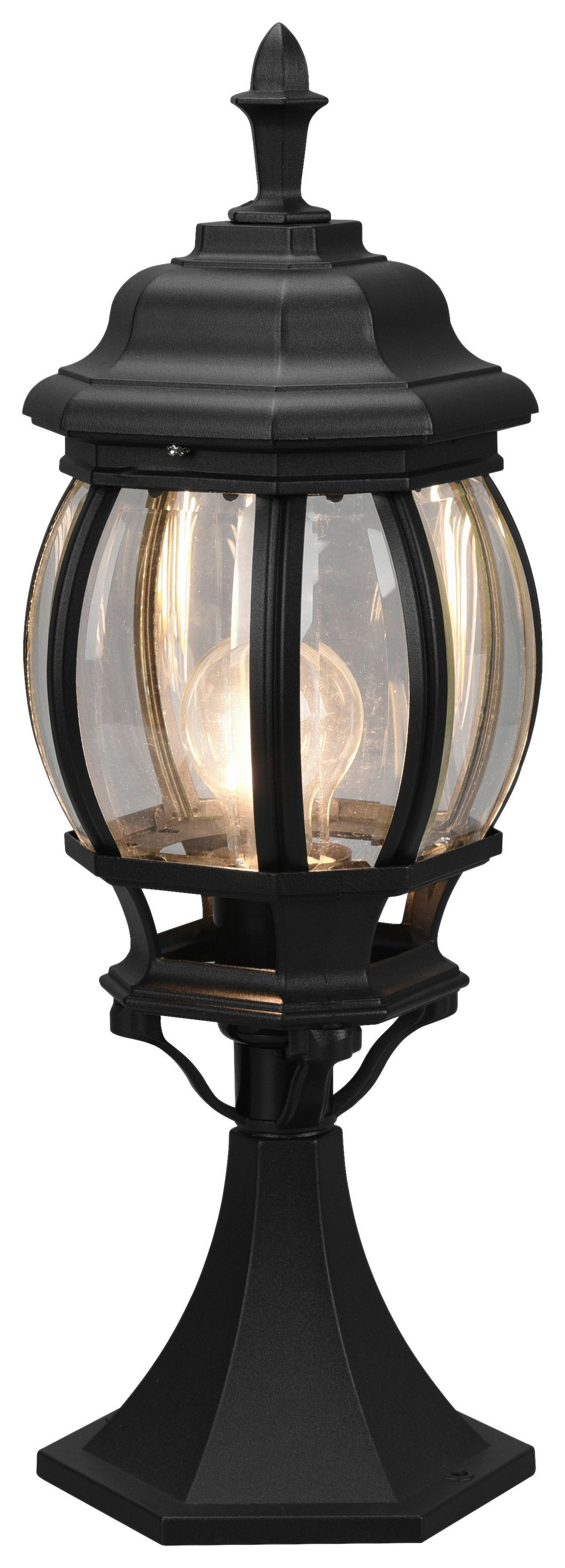 Wegeleuchte Elvo 506960132 schwarz B/H/T: ca. 17x49x17 cm Elvo - schwarz (17,00/49,00/17,00cm) - Trio