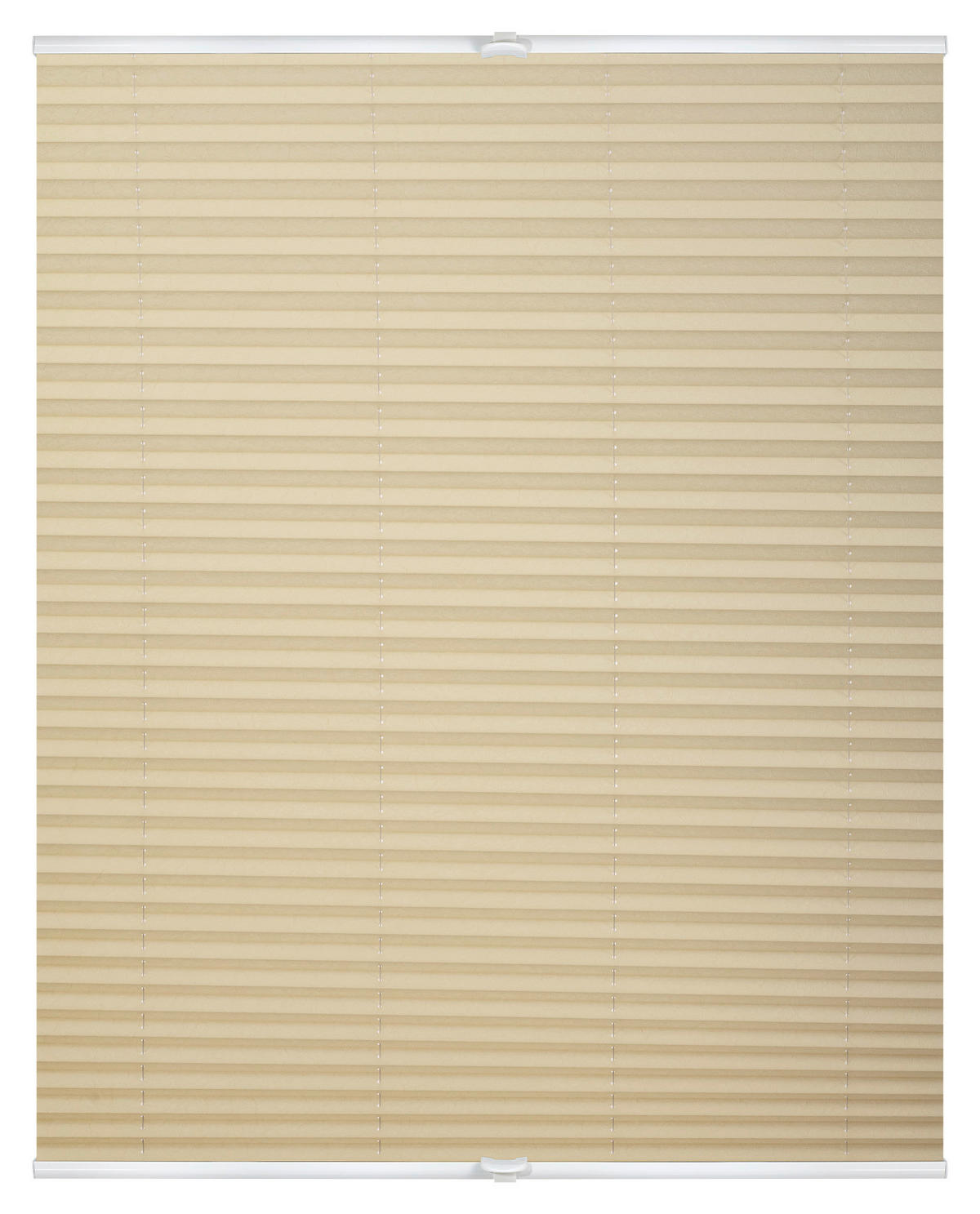 Spannplissee creme B/L: ca. 95x130 cm Plissee_Klemmfix - creme (95,00/130,00cm) - LICHTBLICK
