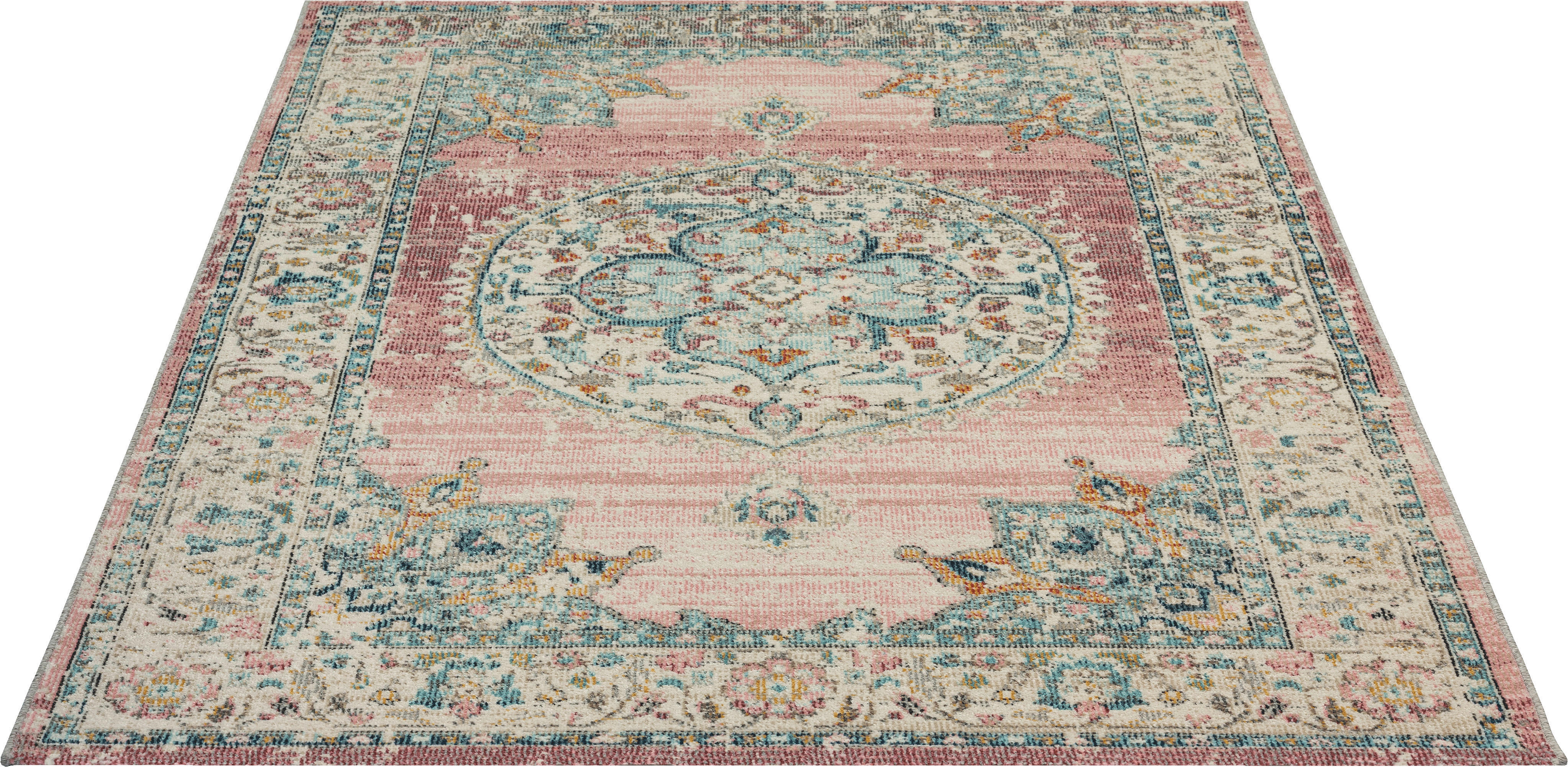 Outdoorteppich Salsa Outdoor pink B/H/L: ca. 120x14x120 cm Salsa Outdoor - pink (120,00/120,00/14,00cm)