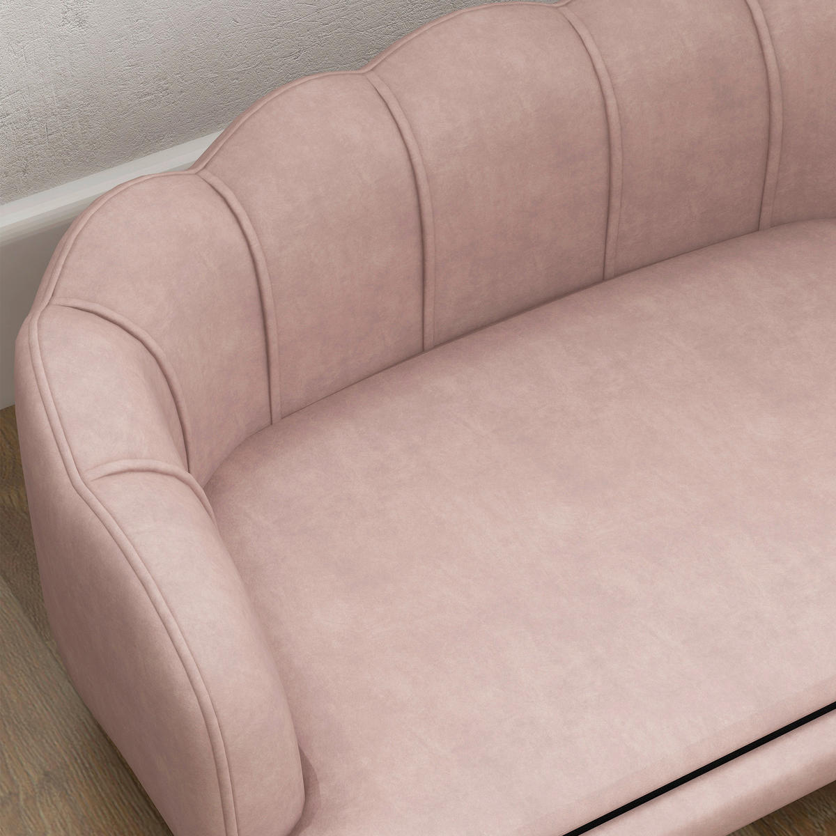 PawHut Hundesofa rosa Schaumstoff B/H/L: ca. 60,5x35,5x98,5 cm Hundesofa - rosa (98,50/60,50/35,50cm) - PawHut