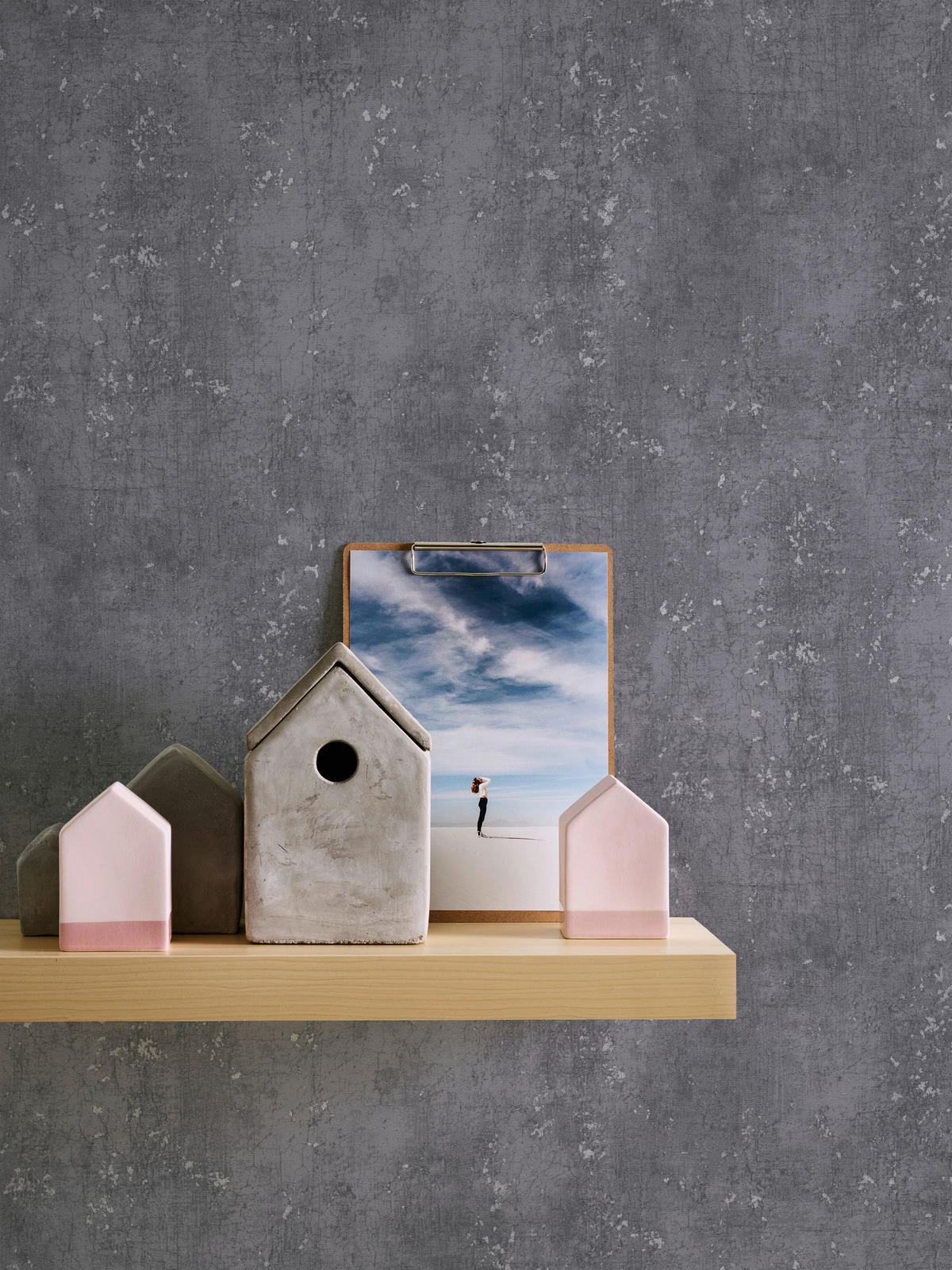 A.S.Creation Vliestapete anthrazit B/H/D: ca. 53x1005x8 cm Vliestapete - anthrazit (8,00/1005,00cm) - A.S.Creation