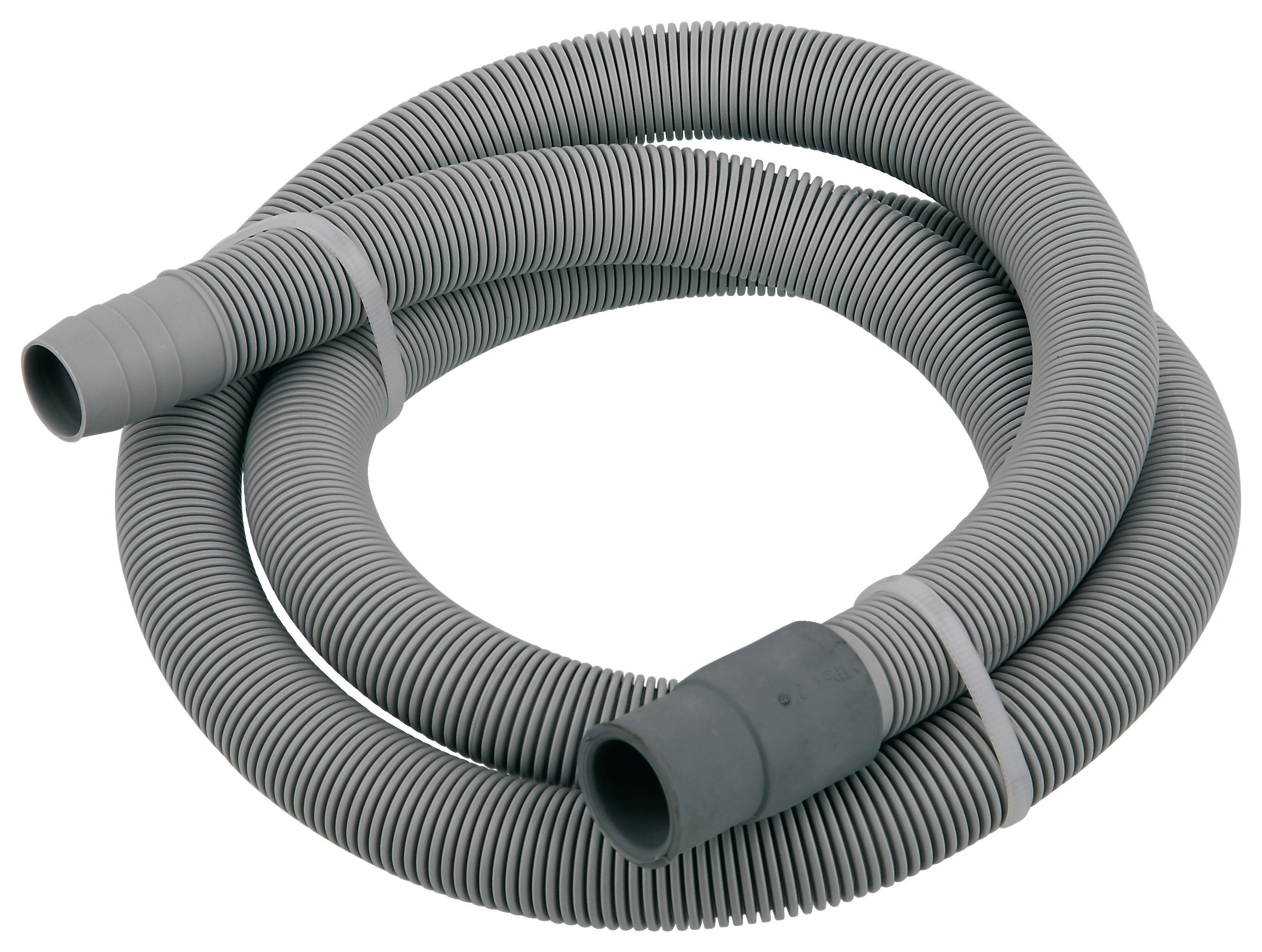 Sanitärinstallation grau Ablaufschlauch-Verlängerung - grau (2,10cm) - Kirchhoff