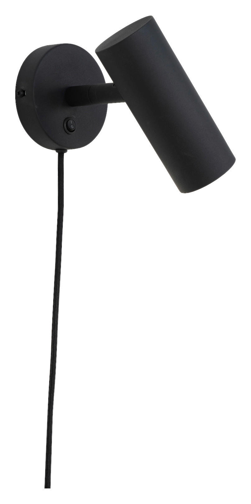 Housenordic Wandleuchte Paris 6409106 schwarz Stahl B/H/L: ca. 10x22x15 cm GU10 1 Brennstellen Wandlampe_Paris - schwarz (15,00/10,00/22,00cm) - Housenordic
