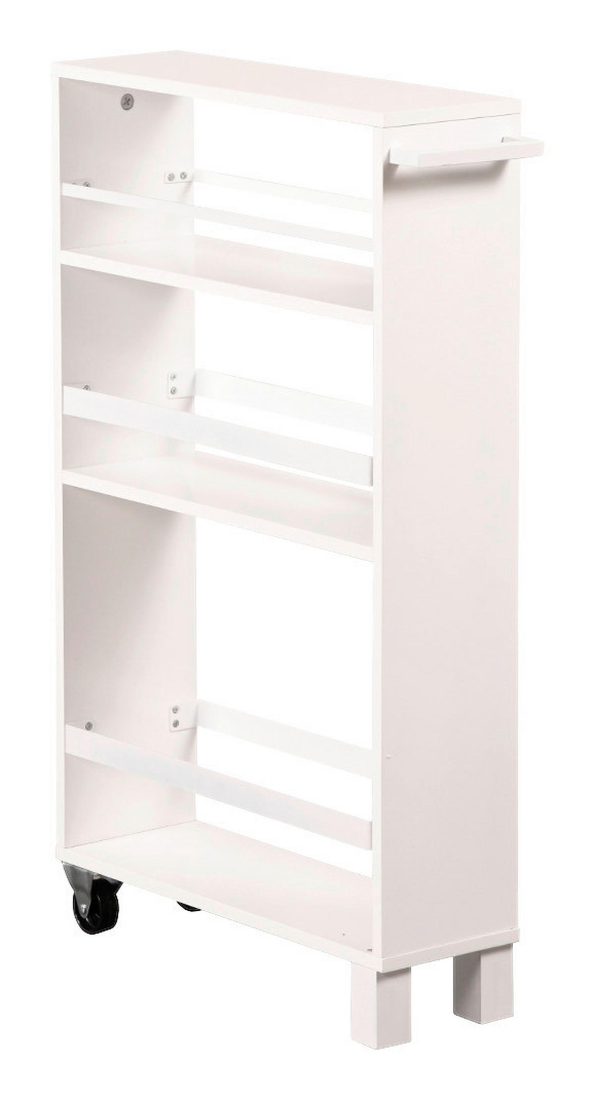 Kesper Nischenregal weiß Spanplatte B/H/L: ca. 15x79x50 cm Nischenwagen - weiß (50,00/15,00/79,00cm) - Kesper