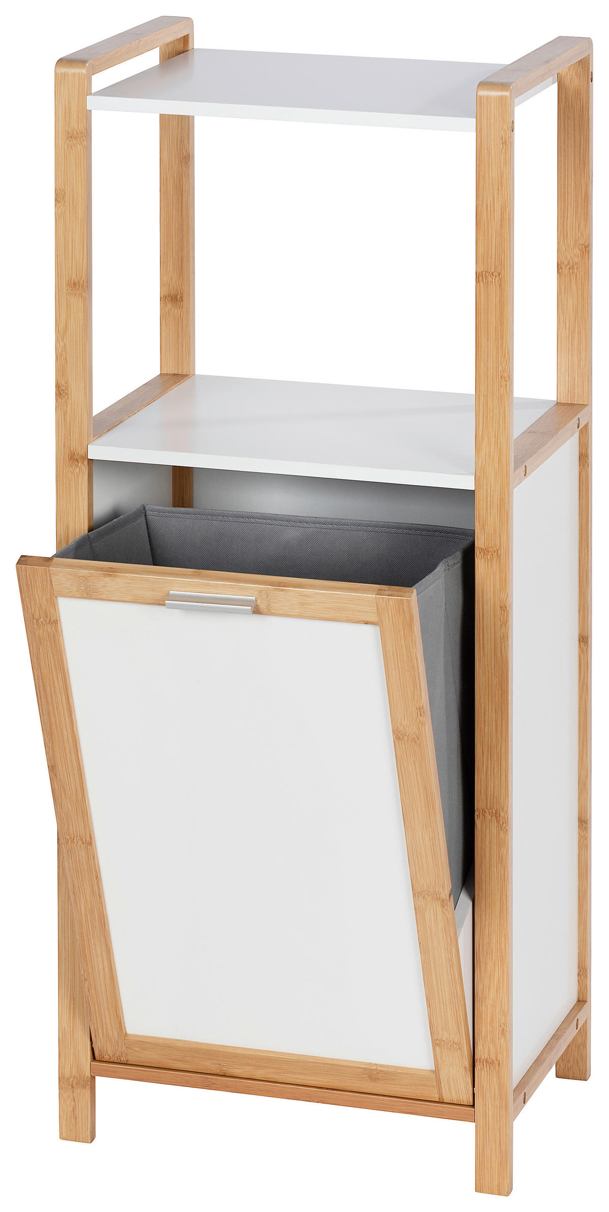 Badregal weiß Bambus Badregal_Finja_2in1 - weiß - WENKO